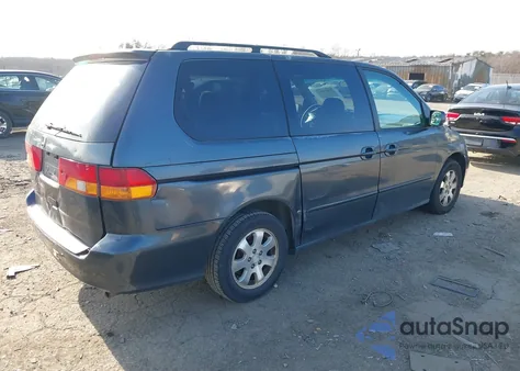 2004 Honda Odyssey Ex из США, поврежденный, VIN 5FNRL18614B079635